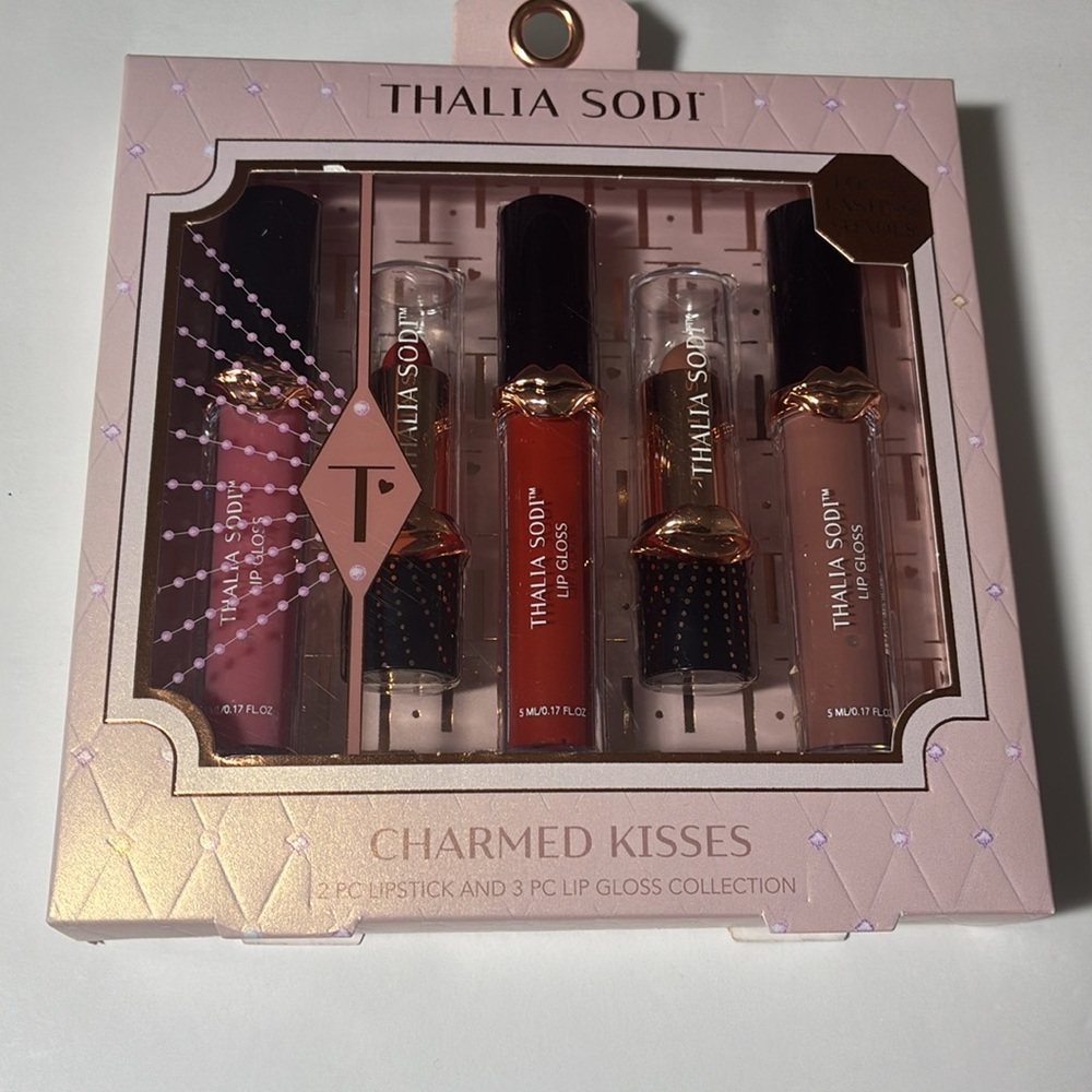 Thalia Sodi Long Lasting Shades “Charmed Kisses” Lip Collection – 5 Piece Set - Picture 2 of 5